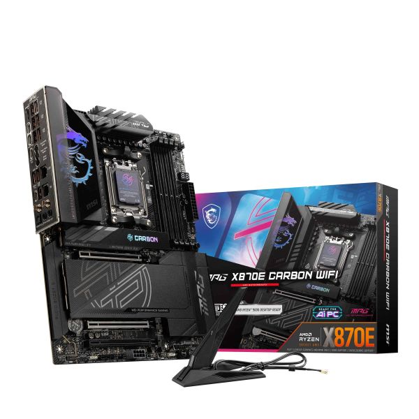 MSI MPG X870E CARBON WIFI moederbord AMD X870E Socket AM5 ATX (MPG X870E CARBON W)