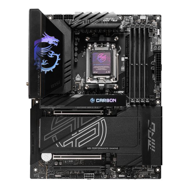 MSI MPG X870E CARBON WIFI moederbord AMD X870E Socket AM5 ATX (MPG X870E CARBON W)