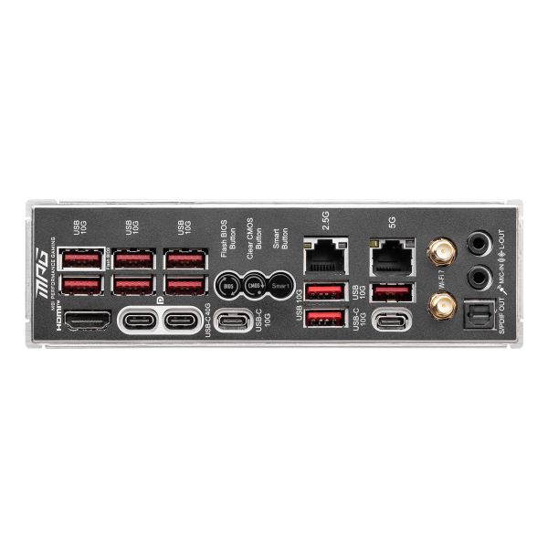 MSI MPG X870E CARBON WIFI moederbord AMD X870E Socket AM5 ATX (MPG X870E CARBON W)