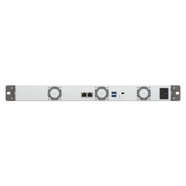 QNAP TS-433eU NAS Rack (1U) Cortex-A Cortex-A55 4 GB 0 TB QNAP Turbo System Zwart (TS-433EU)