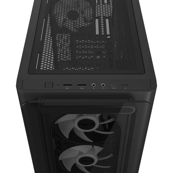 ASUS A23 PLUS TG ARGB BLACK Zwart (90DC00K0-B19010)