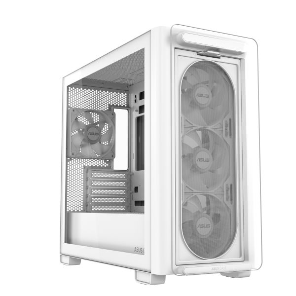 ASUS A23 PLUS TG ARGB WHITE Micro Tower Wit (90DC00K3-B19010)