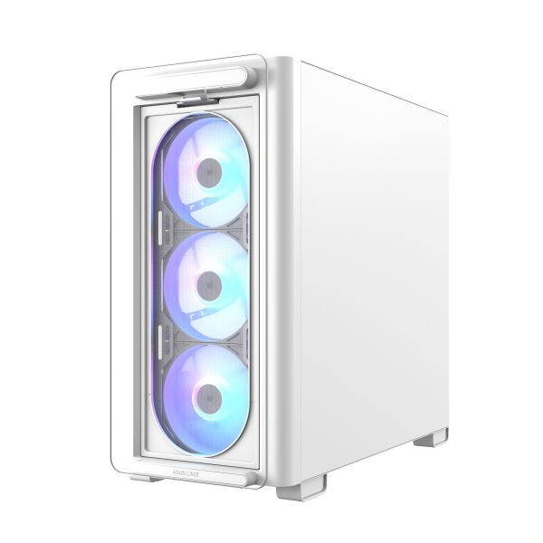 ASUS A23 PLUS TG ARGB WHITE Micro Tower Wit (90DC00K3-B19010)