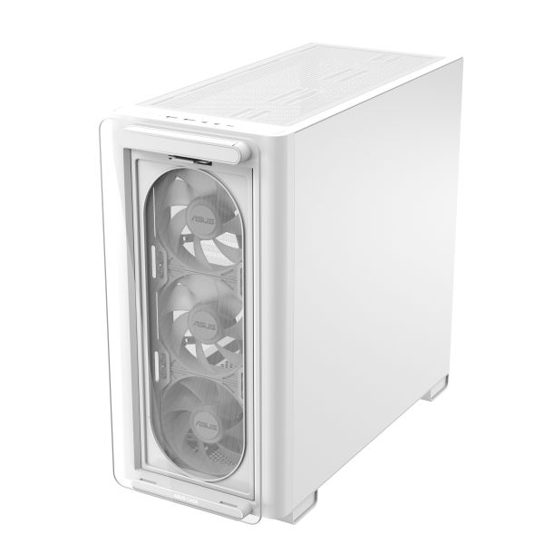 ASUS A23 PLUS TG ARGB WHITE Micro Tower Wit (90DC00K3-B19010)