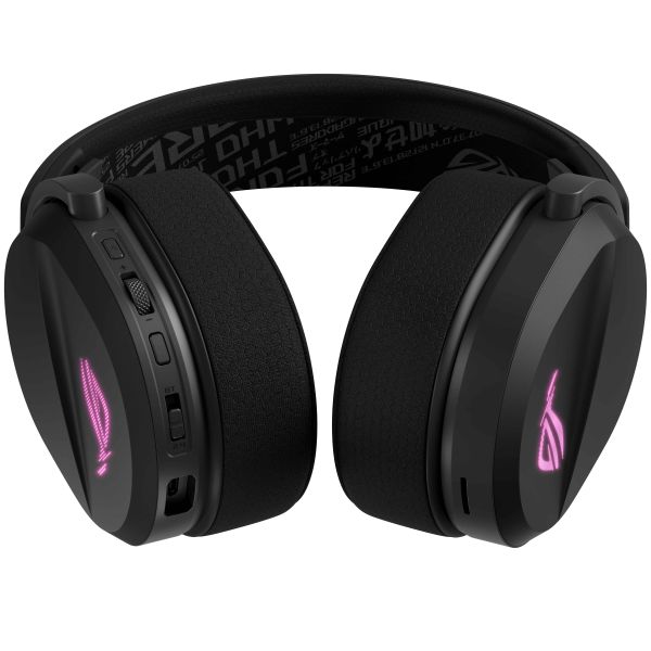 ASUS ROG Pelta Headset Bedraad en draadloos Hoofdband Gamen USB Type-C Bluetooth Zwart (90YH0410-BHUA00)