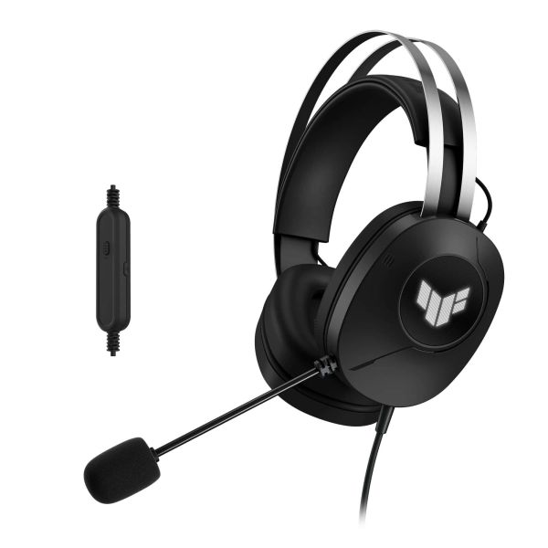 ASUS TUF Gaming H1 Gen II Headset Bedraad Hoofdband Gamen USB Type-A Zwart (90YH044B-BHUA00) ASUS TUF Gaming H1 Gen II Headset Bedraad Hoofdband Gamen USB Type-A Zwart (90YH044B-BHUA00)