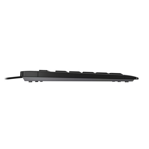CHERRY STREAM toetsenbord Thuis/Werk USB QWERTY Portugees Zwart, Grijs (JK-8500PO-2)