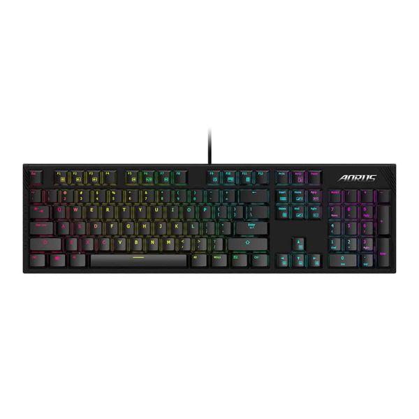 GIGABYTE AORUS K1 toetsenbord Gamen USB QWERTY Engels Zwart (AORUS K1)