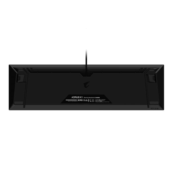 GIGABYTE AORUS K1 toetsenbord Gamen USB QWERTY Engels Zwart (AORUS K1)