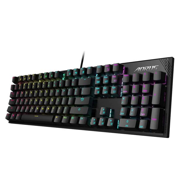 GIGABYTE AORUS K1 toetsenbord Gamen USB QWERTY Engels Zwart (AORUS K1)