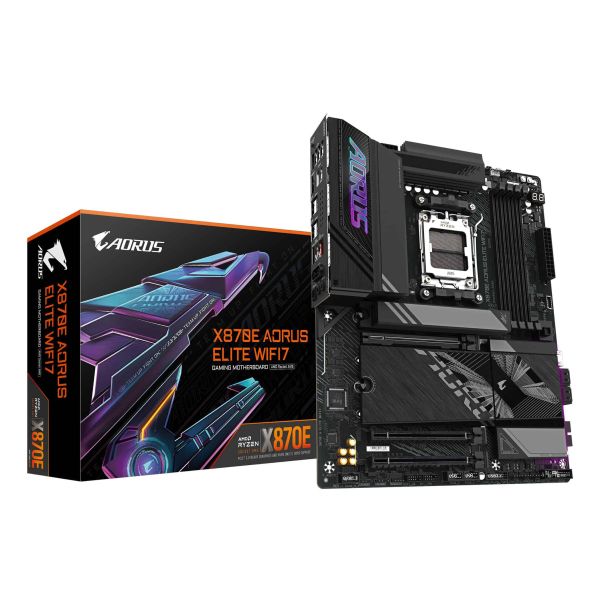 GIGABYTE X870E AORUS ELITE WIFI7 AMD X870E Socket AM5 ATX (X870E AORUS ELITE WIFI7)