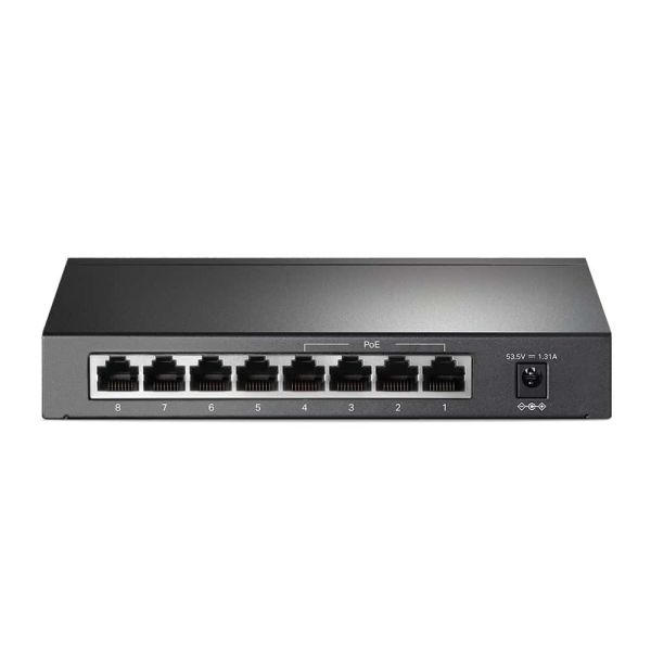 TP-Link TL-SF1008P Unmanaged Fast Ethernet (10/100) Power over Ethernet (PoE) Zwart (TL-SF1008P V5)