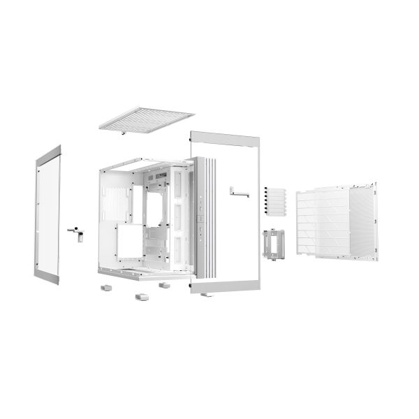 be quiet! LIGHT BASE 600 DX White Midi Tower Wit (BGW66)