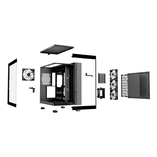 be quiet! LIGHT BASE 600 LX Black Midi Tower Zwart (BGW67)