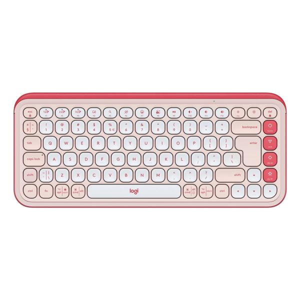 Logitech POP Icon Keys toetsenbord Universeel Bluetooth QWERTY US International Roze, Wit (920-013073) Logitech POP Icon Keys toetsenbord Universeel Bluetooth QWERTY US International Roze, Wit (920-013073)
