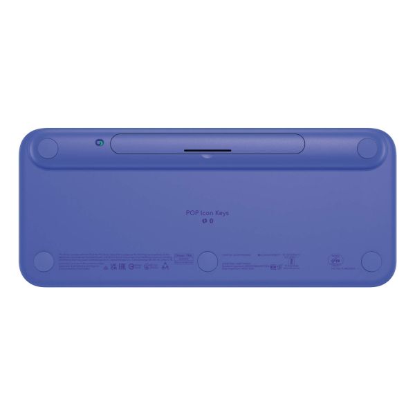 Logitech POP Icon Keys toetsenbord Universeel Bluetooth QWERTY US International Lila, Wit (920-013074)