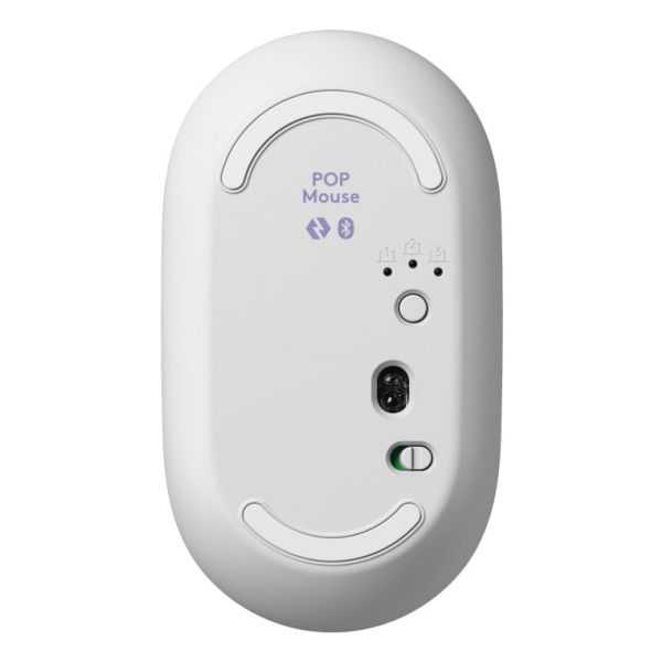 Logitech POP Icon Combo toetsenbord Inclusief muis Universeel Bluetooth QWERTY US International Lila, Wit (920-013078)