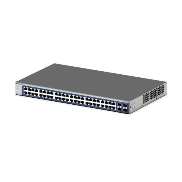 NETGEAR GS748Tv6 Managed L2/L3/L4 Gigabit Ethernet (10/100/1000) Zwart, Grijs (GS748T-600EUS)
