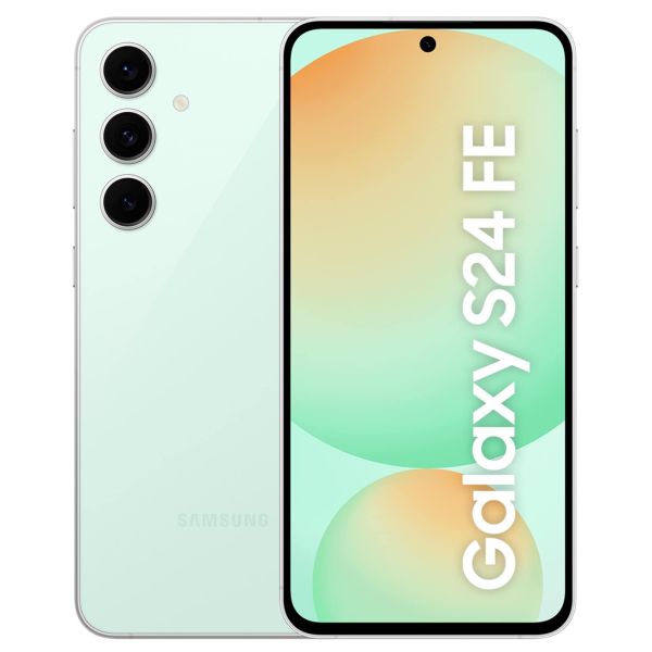 Samsung Galaxy S24 FE 17 cm (6.7") Dual SIM Android 14 5G USB Type-C 8 GB 128 GB 4700 mAh Muntkleur (SM-S721BLGDEUE)