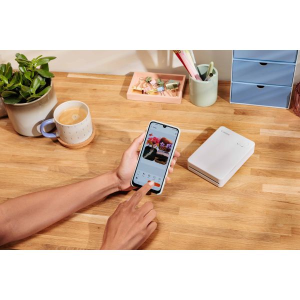 Canon SELPHY QX20 WH fotoprinter Verf-sublimatie 287 x 287 DPI 2.8" x 3.3" (7.2x8.5cm) Wifi (6753C001)