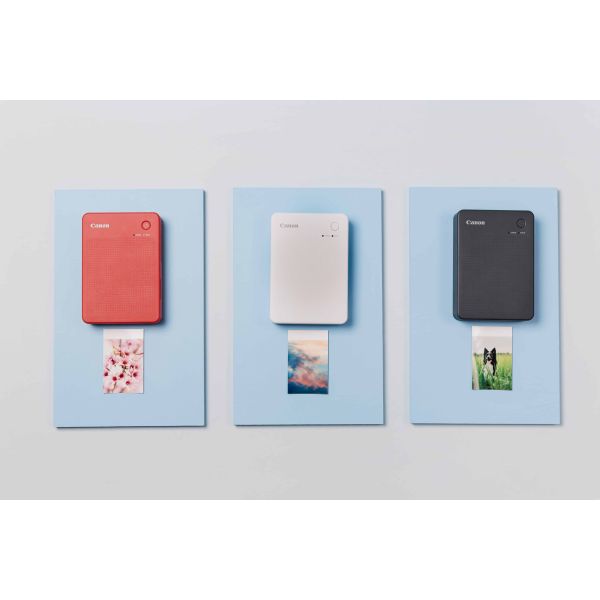 Canon SELPHY QX20 RD fotoprinter Verf-sublimatie 287 x 287 DPI 2.8" x 3.3" (7.2x8.5cm) Wifi (6754C001)