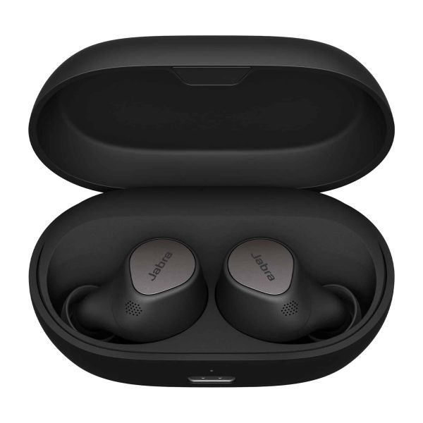 Jabra 100-99172001-60 hoofdtelefoon/headset Draadloos In-ear Oproepen/muziek USB Type-C Bluetooth Zwart, Titanium (100-99172001-60)