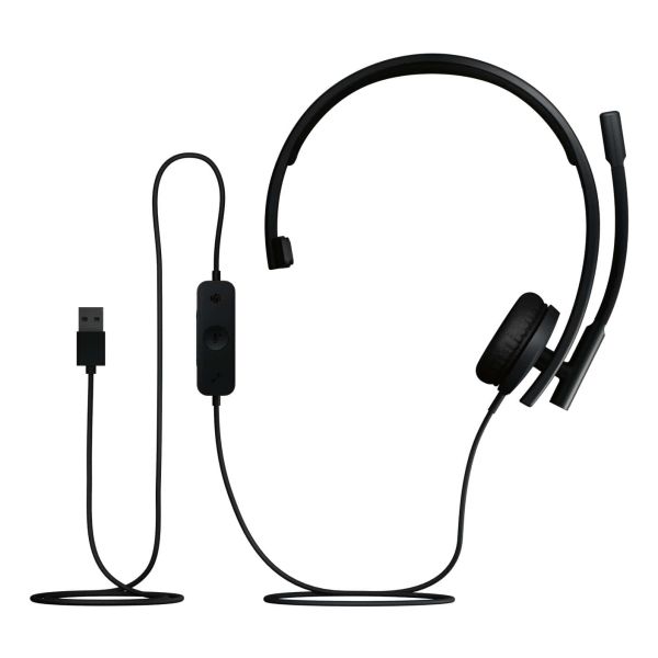 Logitech H570e Headset Bedraad Hoofdband Kantoor/callcenter USB Type-A Zwart (981-001426)