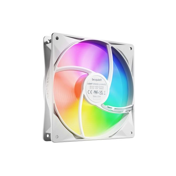 be quiet! LIGHT WINGS LX 140mm PWM 3-Pack White Computer behuizing Ventilator 14 cm Wit 3 stuk(s) (BL128)