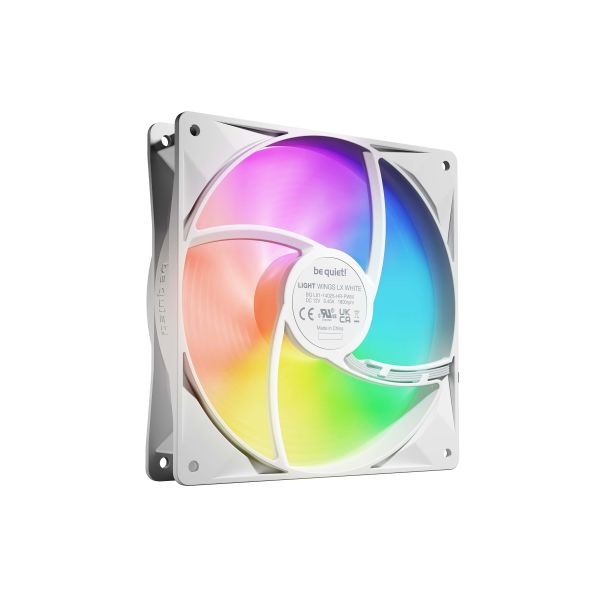 be quiet! LIGHT WINGS LX 140mm PWM High Speed 3-Pack White Computer behuizing Ventilator 14 cm Wit 3 stuk(s) (BL131)