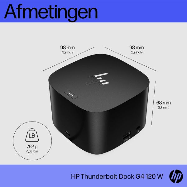 HP Thunderbolt Dock 120 watt G4 (4J0A2ET#ABB)