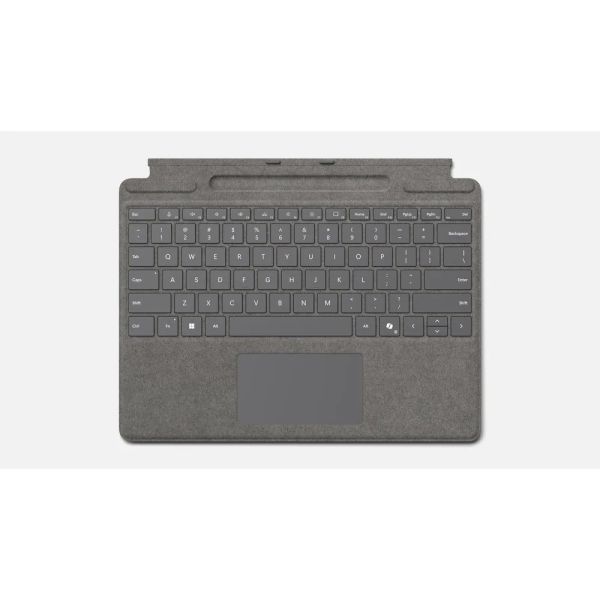Microsoft Surface Pro 10/11/FB Keyboard + Copilot Taste - Alcantara Platin (8XB-00190)
