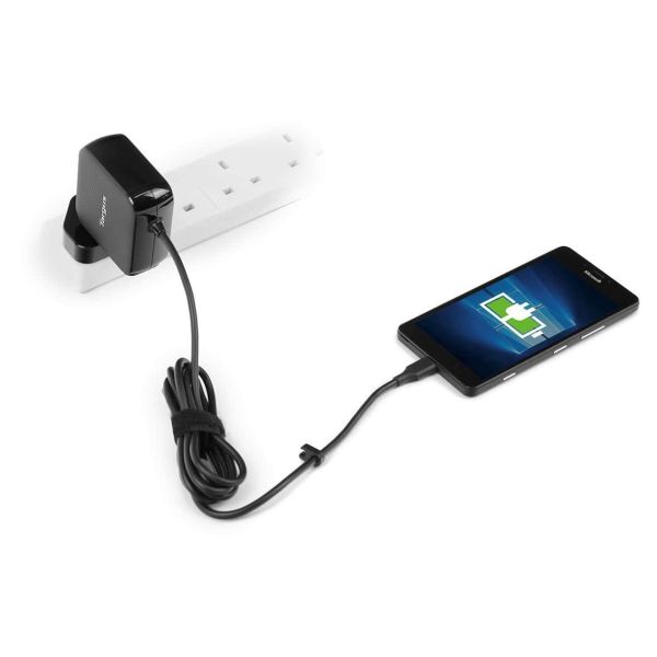 Targus APA95EU oplader voor mobiele apparatuur Universeel Zwart AC Binnen (APA95EU)