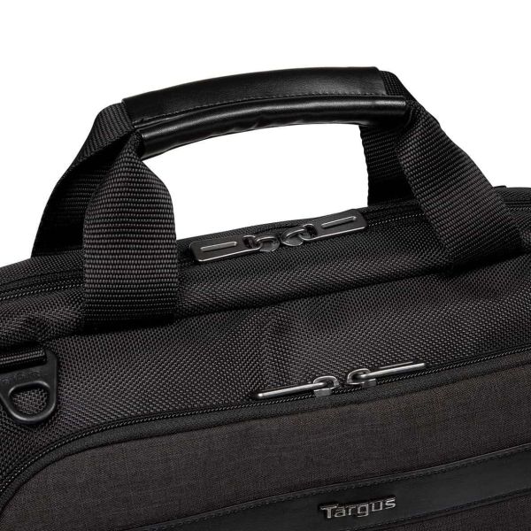 Targus TBT913EU laptoptas 35,6 cm (14") Aktetas Zwart, Grijs (TBT913GL)
