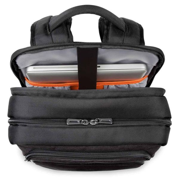 Targus CitySmart rugzak Casual rugzak Zwart, Grijs Kunstleer, Polyurethaan (PU) (TSB912GL)