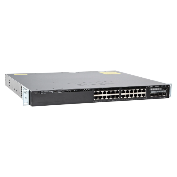 Cisco Catalyst 3650 24-Port PoE+ Switch met 4x SFP+ (WS-C3650-8X24PD-L)