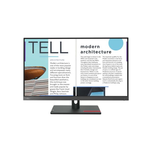 Lenovo ThinkVision S25e-30 LED display 62,2 cm (24.5") 1920 x 1080 Pixels Full HD Grijs (63E0KAT4EU)