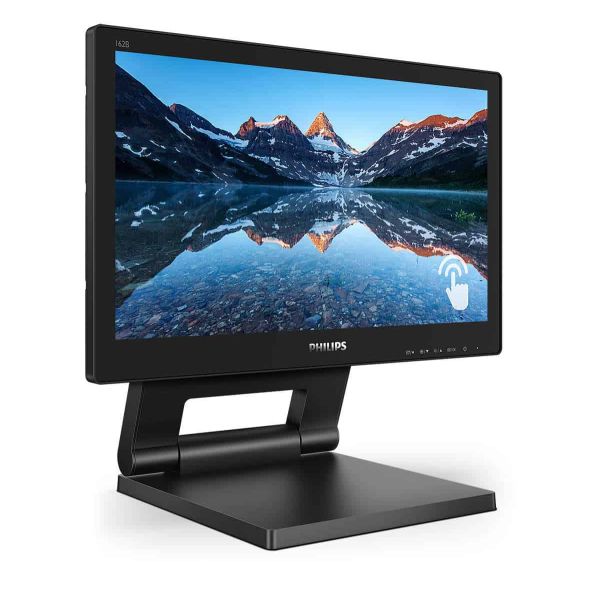 Philips 162B9T/00 computer monitor 39,6 cm (15.6") 1366 x 768 Pixels HD LCD Touchscreen Zwart (162B9T/00)