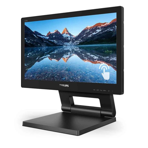 Philips 162B9T/00 computer monitor 39,6 cm (15.6") 1366 x 768 Pixels HD LCD Touchscreen Zwart (162B9T/00)