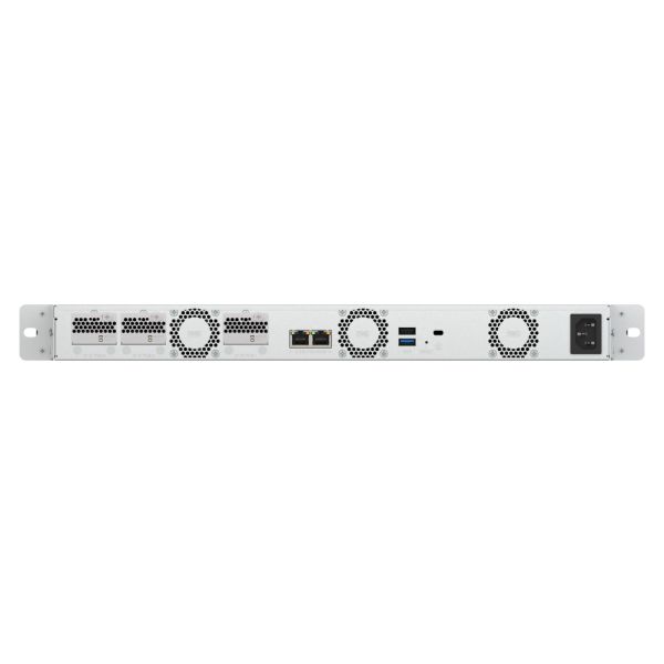 QNAP TS-h765eU NAS Rack (1U) Intel Atom® 8 GB DDR5 QuTS hero Zwart, Grijs (TS-H765EU-8G)