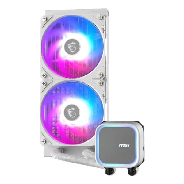 MSI MAG CORELIQUID A13 240 WHITE koelsysteem voor computers Moederbord, Processor Alles-in-één vloeistofkoeler 12 cm Wit 1 stuk(s) (CORELIQ A13 240 WH)