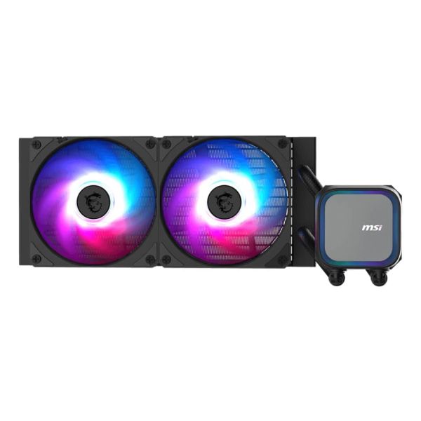 MSI MAG CORELIQUID A13 240 Moederbord, Processor Alles-in-één vloeistofkoeler 12 cm Zwart 1 stuk(s) (CORELIQUID A13 240)