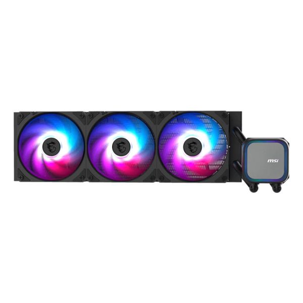 MSI MAG CORELIQUID A13 360 Moederbord, Processor Alles-in-één vloeistofkoeler 12 cm Zwart 1 stuk(s) (CORELIQUID A13 360)