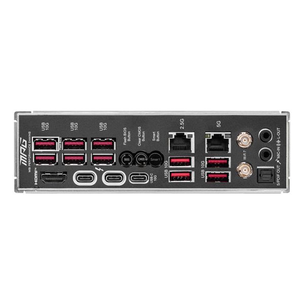 MSI MPG Z890 CARBON WIFI moederbord Intel Z890 LGA 1851 (Socket V1) ATX (MPGZ890 CARBONWIFI)