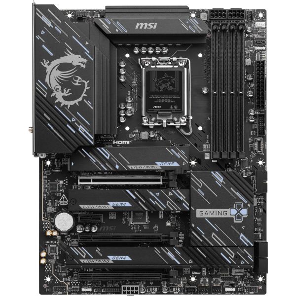MSI Z890 GAMING PLUS WIFI moederbord Intel Z890 LGA 1851 (Socket V1) ATX (Z890GAMINGPLUSWIFI)