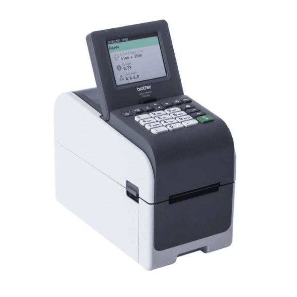 Brother TD-2350DSA203 labelprinter Direct thermisch 203 x 203 DPI 152 mm/sec Bedraad en draadloos Ethernet LAN Wifi Bluetooth (TD2350DSA203Z1)