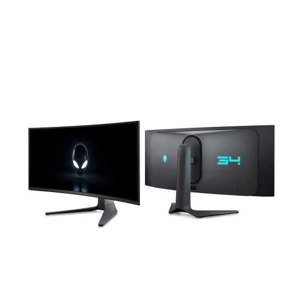 Alienware AW3423DWF computer monitor 86,8 cm (34.2") 3440 x 1440 Pixels UltraWide Quad HD OLED Zwart (AW3423DWF)