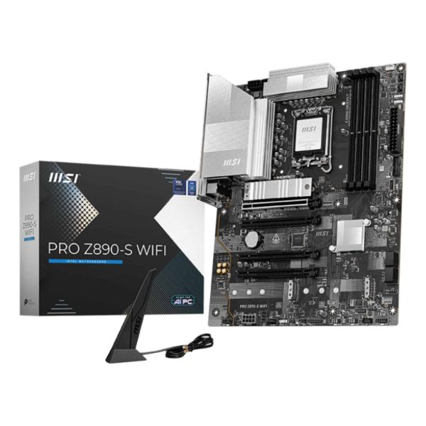 MSI PRO Z890-S WIFI moederbord Intel Z890 LGA 1851 (Socket V1) ATX (7E54-001R)