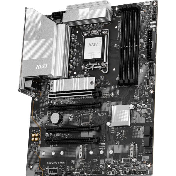 MSI PRO Z890-S WIFI moederbord Intel Z890 LGA 1851 (Socket V1) ATX (7E54-001R) MSI PRO Z890-S WIFI moederbord Intel Z890 LGA 1851 (Socket V1) ATX (7E54-001R)