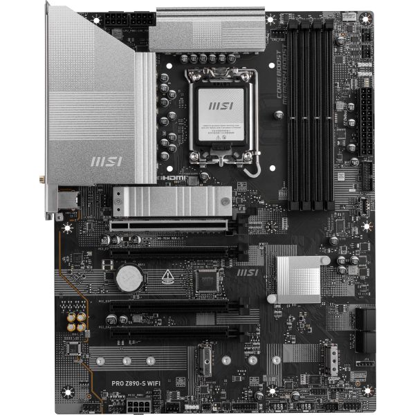MSI PRO Z890-S WIFI moederbord Intel Z890 LGA 1851 (Socket V1) ATX (7E54-001R) MSI PRO Z890-S WIFI moederbord Intel Z890 LGA 1851 (Socket V1) ATX (7E54-001R)