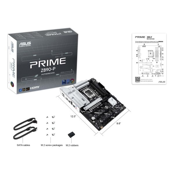 ASUS PRIME Z890-P Intel Z890 LGA 1851 (Socket V1) ATX (90MB1I50-M0EAY0)